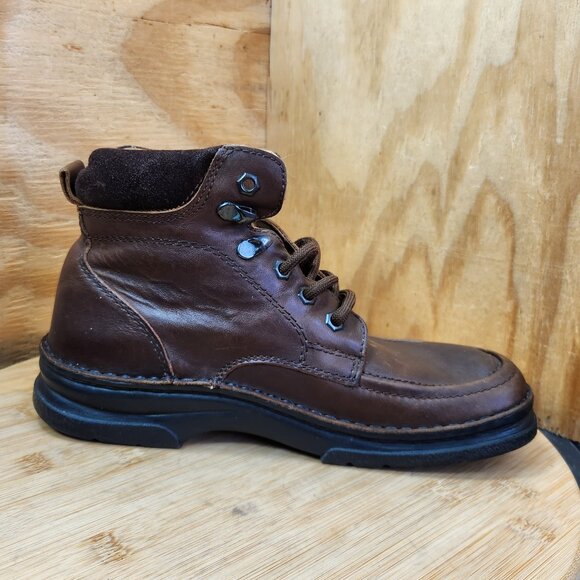 Birkenstock Footprints Leather Lace Up Ankle Boots Booties Size 38 US 8-8.5 - Picture 8 of 10